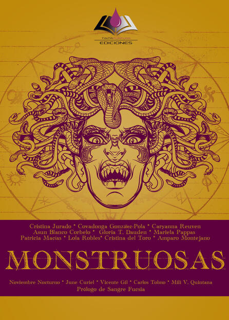 Portada de la antología Monstruosas
